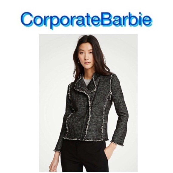 Ann Taylor Tweed Moto Jacket - Picture 8 of 8